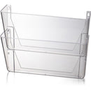 Officemate Space Saving Filing System, 10.6" x 13.0" x 4.1", Clear Plastic (OIC21404)