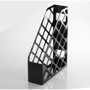 Officemate Recycled Plastic Magazine File, 11-3/4" x 3" x 9-1/2", Black (OIC26082)