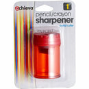 Officemate Pencil/Crayon Sharpener, Twin, Red (OIC30240)