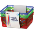Officemate Supply Baskets, 5" x 6", 3/PK, Ast (OIC26203)