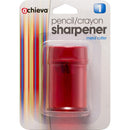 Officemate Pencil/Crayon Sharpeners, 2 Hole, Oval, 8/BX, Red (OIC30240BX)
