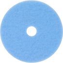 3M™ Hi-Performance Burnish Pad 3050, 20" Diameter, Sky Blue, 5/Carton (MCO59825)