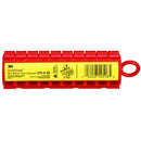 3M ScotchCode Wire Marker Tape Dispenser STD, 0.2" Width, White, Red, Transparent, Polyester, Acrylic, Plastic (MMMSTD09X)