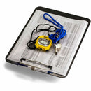 Officemate Low Profile Recycled Plastic Letter Size Clipboard w Pen Holder, Black (OIC83075)