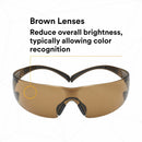 3M SecureFit Protective Eyewear, Polycarbonate, Anti-fog, Comfortable, Soft, Nose Bridge, Impact Resistant, Adjustable Temple (MMMSF405SGAFB)