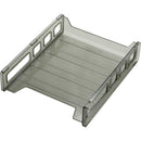 Officemate Letter Tray, Front Load, 10 1/2"x12 1/2"x2 7/8", Smoke (OIC21031)