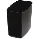 Officemate Rectangle Plastic Indoor Trash Can, 20 Quart, Black (OIC22262)
