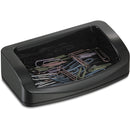 Officemate Business Card/Clip Holder, 4 3/4"x2 3/4"x1 3/8", Black (OIC22332)