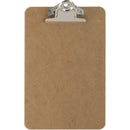 Officemate Hardboard Clipboard, 1" Paper Capacity, 6"x9", Brown (OIC83103)