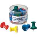 Officemate Giant Push Pins, For Visual Impact , Assorted Colors (OIC92902)