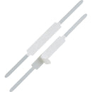 Officemate Self Adhesive Fasteners, Strong Bonding, 2", Silver (OIC99858)
