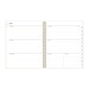 Blue Sky® Gemma Academic Year Weekly/Monthly Planner, Geode Artwork, 11 x 8.5, Blue/Purple Cover, 12-Month (July to June): 2024 to 2025 (BLS118177)