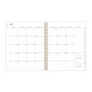 Blue Sky® Gemma Academic Year Weekly/Monthly Planner, Geode Artwork, 11 x 8.5, Blue/Purple Cover, 12-Month (July to June): 2024 to 2025 (BLS118177)