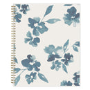 Blue Sky® Bakah Blue Academic Year Weekly/Monthly Planner, Floral Artwork, 11 x 8.5, Blue/White Cover, 12-Month (July-June): 2024-2025 (BLS131951)
