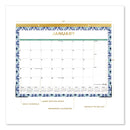 Blue Sky® Tile Desk Pad Calendar, Geometric Artwork, 22 x 17, White Sheets, Gold Headband, Clear Corners, 12-Month (Jan to Dec): 2025 (BLS13369425)