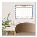 Blue Sky® Tile Desk Pad Calendar, Geometric Artwork, 22 x 17, White Sheets, Gold Headband, Clear Corners, 12-Month (Jan to Dec): 2025 (BLS13369425)