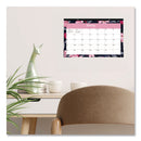 Blue Sky® Mimi Pink Desk Pad Calendar, Floral Artwork, 17 x 11, White/Pink/Black Sheets, Black Headband, 12-Month (Jan to Dec): 2025 (BLS14862625)