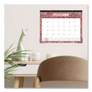 Blue Sky® Amalia Desk Pad Calendar, Mandala Artwork, 22 x 17, White/Multicolor Sheets, Black Headband, 12-Month (Jan to Dec): 2025 (BLS14877325)