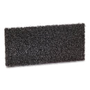 3M™ Doodlebug Hi-Pro Utility Pad, 4.63 x 10, Black, 10/Box (MMM8550PK)