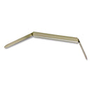 Officemate Prong Fastener Base, 2" Capacity, 2.75" Center to Center, Silver, 100/Box (OIC99714)