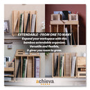 Officemate Bamboo Desk Organizer, 7 Compartments, 14.09 x 8.62 x 5.28, Natural Wood Grain, Bamboo (OIC71001)