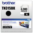 Brother TN315BK High-Yield Toner, 6000 Page-Yield, Black (BRTTN315BK)