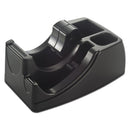 Officemate Recycled 2-in-1 Heavy Duty Tape Dispenser, 1" and 3" Cores, Black (OIC96690)