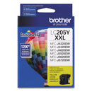 Brother LC205Y Innobella Super High-Yield Ink, 1200 Page-Yield, Yellow (BRTLC205Y)