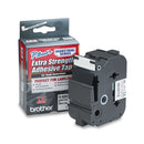 Brother TZ Extra-Strength Adhesive Laminated Labeling Tape, 1.4" x 26.2 ft, Black on White (BRTTZES261)