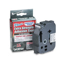 Brother TZ Extra-Strength Adhesive Laminated Labeling Tape, 0.94" x 26.2 ft, Black on Matte Silver (BRTTZES951)