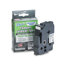 Brother TZ Security Tape Cartridge for P-Touch Labelers, 0.7" x 26.2 ft, Black on White (BRTTZESE4)