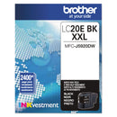 Brother LC20EBK INKvestment Super High-Yield Ink, 2400 Page-Yield, Black (BRTLC20EBK)
