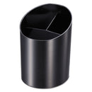Officemate Recycled Big Pencil Cup, 4 1/4 x 4 1/2 x 5 3/4, Black (OIC26042)
