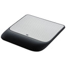 3M™ Mouse Pad with Precise Mousing Surface and Gel Wrist Rest, 8.5 x 9, Gray/Black (MMMMW85B)