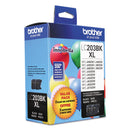 Brother LC2032PKS Innobella High-Yield Ink, 550 Page-Yield, Black, 2/PK (BRTLC2032PKS)