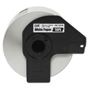 Brother DK2246 Label Tape, 4.07" x 100 ft, Black on White (BRTDK2246)