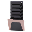 Officemate Wall File Holder, 7 Sections, Legal/Letter, Black (OIC21505)