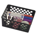 Officemate Recycled Supply Basket, 6.125" x 5" x 2.375", Black, 3/Pack (OIC26201)
