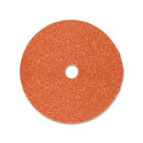 3M™ Cubitron™ II 987C Fibre Disc, Precision Shaped Ceramic, 5 in dia, 7/8 in Arbor, 36 Grit (405-051141-27448)