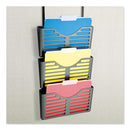 Officemate Filing System w/Hanger Set, 3 Pockets, Letter, 28 x 13 1/2 x 4 3/4, Charcoal (OIC29314)