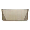 Officemate Plastic Wall-File Pocket, One Pocket, Legal, 16.19 x 4.13 x 7, Smoke (OIC21441) (OIC21441)