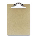 Officemate Recycled Hardboard Clipboard, 1" Capacity, Holds 8.5 x 11, Brown, 3/Pack (OIC8350583130)