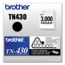 Brother TN430 Toner, 3000 Page-Yield, Black (BRTTN430)
