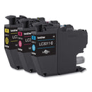 Brother LC3011 Ink, 200 Page-Yield, Cyan/Magenta/Yellow, 3/Pack (BRTLC30113PKS)