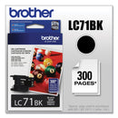 Brother LC71BK Innobella Ink, 300 Page-Yield, Black (LC71BK)