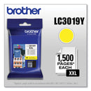 Brother LC3019Y Innobella Super High-Yield Ink, 1300 Page-Yield, Yellow (BRTLC3019Y)