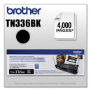 Brother TN336BK High-Yield Toner, 4,000 Page-Yield, Black (BRTTN336BK)