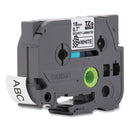 Brother TZ Security Tape Cartridge for P-Touch Labelers, 0.7" x 26.2 ft, Black on White (BRTTZESE4)