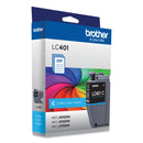 Brother LC401CS Ink, 200-Page-Yield, Cyan (BRTLC401CS)