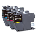 Brother LC4013PKS Ink, 200 Page-Yield, Cyan/Magenta/Yellow, 3/Pack (BRTLC4013PKS)